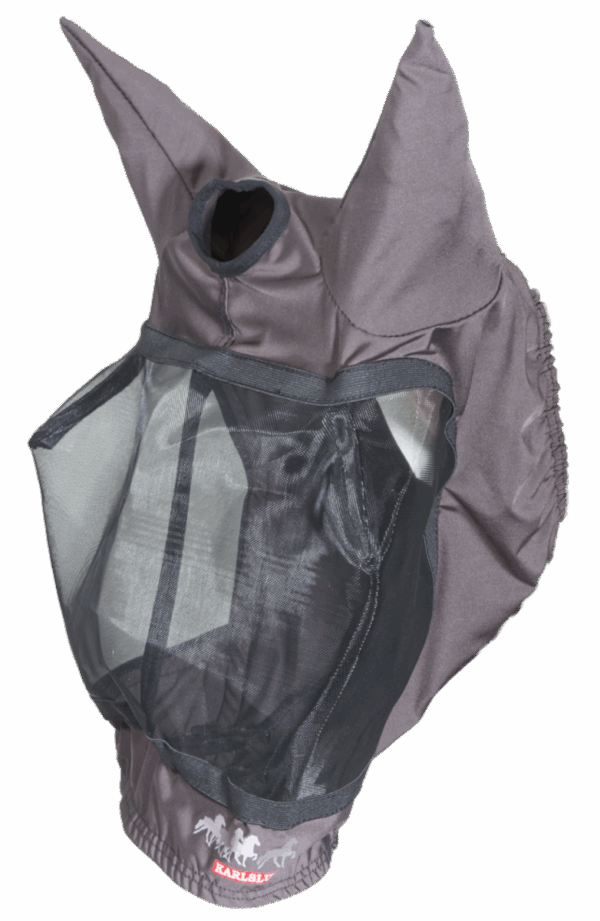 Karlslund Fliegenmaske Short mit Schopfloch